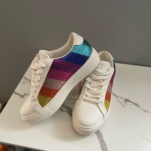 Kurt Geiger Multicolor Striped Sneakers